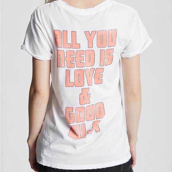 NWOT Recycled Karma I Feel Love Cheetah Tee - Picture 2 of 5